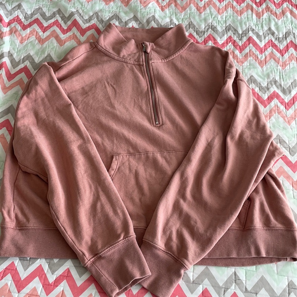 Aerie quarter zip sweatshirt